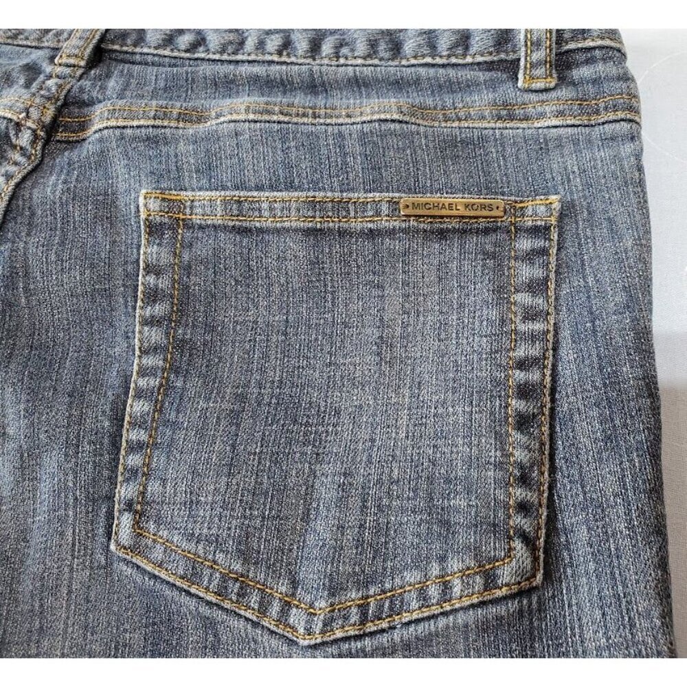 Michael Kors Women's Classic Blue Denim Jeans Size 10 - Picture 9 of 11